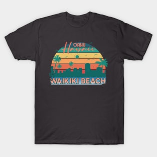 Oahu Waikiki Beach T-Shirt